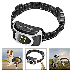 Acheter Collier De Dressage De Choc Pour Chien Dispositif Anti-aboiements Rechargeable étanche Argent