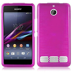 Cadorabo Coque Sony Xperia E1 Etui en Rose