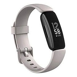 Smartwatch Fitbit inspire 2 38mm cadran noir bracelet en caoutchouc blanc bracelet Fitness