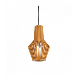 Ideal Lux Suspension Bois CITRUS 1 ampoule Largeur 20 Cm