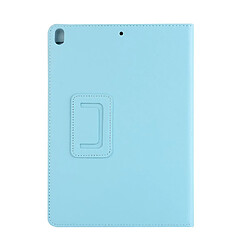 Etui en PU avec support bleu clair pour Apple iPad 10.2 (2019)/Air 10.5 (2019)/Pro 10.5 (2017)