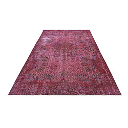 Avis Vidal Tapis de laine 295x180 Violet Ultra Vintage