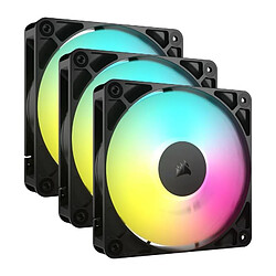 Pack de 3 ventilateurs PWM 120mm - CORSAIR - RS120