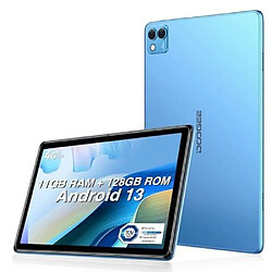 NC Tablette tactile DOOGEE T10S 10.1 pouces FHD 11Go+128Go -SD 1To 8MP+5MP 6600mAh Android 13 Octa core Dual SIM - Bleu