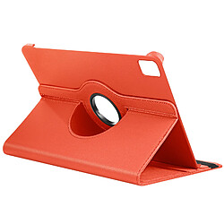 Avizar Étui Clapet pour iPad Pro 11 2024 Folio Rotatif 360 Support Stand Orange