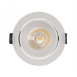 Acheter Inspired Downlight inclinable encastré à LED, blanc, 60 degrés. Angle de faisceau, 860lm, 4000K, IP44, DRIVER NON INCLUS