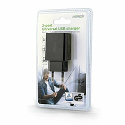 Acheter Chargeur mural GEMBIRD EG-U2C2A-03-BK Noir