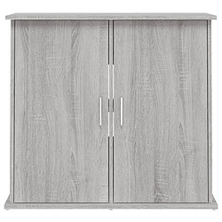 Acheter vidaXL Support pour aquarium sonoma gris 81x36x73 cm bois d'ingénierie