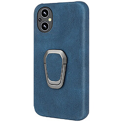 Coque en TPU + PU avec béquille rotative, bleu pour votre OnePlus Nord N20 5G