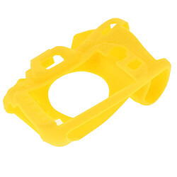 Avis Housse en silicone DSLR pour appareil photo et housse de protection pour Nikon D750 jaune