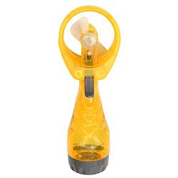 (Jaune) Gadget de Voyage de Plage de Sport de Brume d'eau de Ventilateur de Refroidissement Portatif de Mini Jet tenu dans la Main