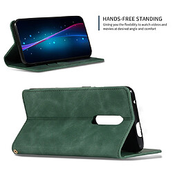 Acheter Wewoo Housse Coque Etui en cuir avec rabat horizontal magnétique Business Skin Feel pour OnePlus 7 Pro Vert armée