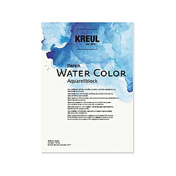 KREUL Bloc pour artistes Paper Water Color, A4, 10 feuilles ()