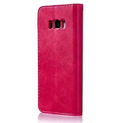 Avis Wewoo Housse Coque Pour Galaxy S8 Plus LC.IMEEKE Calf Texture en cuir à rabat horizontalavec support et fentes cartes et portefeuille Rose rouge