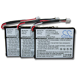 Lot 3 x Batterie 500mAh vhbw pour téléphone fixe sans fil AEG Fame 510 comme DLP413239 / 0829