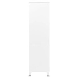 Acheter vidaXL Garde-robe Blanc 90x50x180 cm Métal