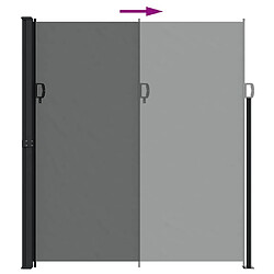 Acheter vidaXL Auvent latéral rétractable anthracite 220x600 cm