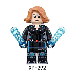 Universal 8PCS Super Hero Collection Black Widow Doll Imitation Master Crimson Machine Winter Soldier Blocs de construction Mini jouets