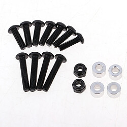 1 kit de montage d'amortisseur axial en métal pour pièce de voiture modèle rc 1/10 pas cher