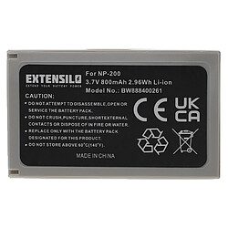 Vhbw EXTENSILO Batterie remplacement pour Minolta NP-200 pour appareil photo, reflex numérique (800mAh, 3,7V, Li-ion)