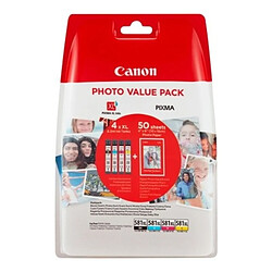 Canon CLI581XL Pack 4 Cartouches Noir, cyan, magenta, jaune (2052C004)