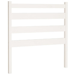 vidaXL Tête de lit Blanc 106x4x100 cm Bois massif de pin