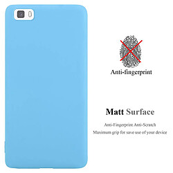 Avis Cadorabo Coque Huawei P8 LITE 2015 Etui en Bleu