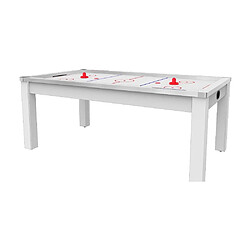 Acheter 1001jouets Air Hockey convertible table 8 personnes Toronto blanc laqué et blanc (surface de jeu).