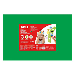 Mousse EVA thermoformable 40x60 cm Vert 5 feuilles - Apli Agipa