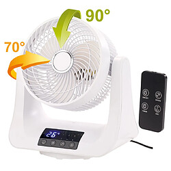 Sichler Haushaltsgerate Ventilateur à oscillation 3D Ø 21 cm / 45 W