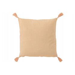 Dansmamaison Coussin Ibiza Floche Coton Pamplemousse