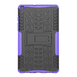 Avis Coque en TPU modèle de pneu hybride avec béquille violet pour votre Samsung Galaxy Tab A 8.0 Wi-Fi (2019) SM-T290