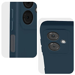 Avizar Coque pour Motorola Moto G14 Semi-rigide Soft-touch Fast Cover Bleu Nuit pas cher