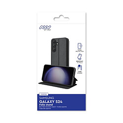 My Way Myway Étui de Protection pour Samsung Galaxy S24 Folio Stand Noir