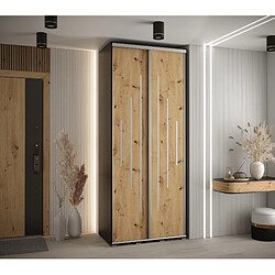 Abiks Meble Armoire Davos 12 À Portes Coulissantes 235,2/100/60 2 Portes