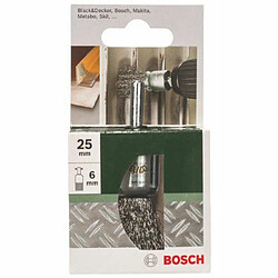 Bosch 2609256538 Brosse pinceau pour Perceuse Fils ondulés 6 x 25 mm