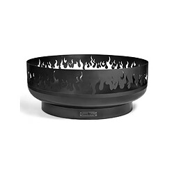 Farm-Mdlt Brasero de jardin FIRE décor feu en acier Ø: 80 cm