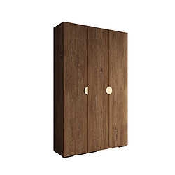 Abiks Meble Armoire Inova 4 À Portes Battantes 236,7/150/47 3 Portes (marron/d’oro)