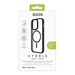 Avis Qdos GRS HYBR SOFT iPh15PrMax Black Hybrid GRS Soft+Snap Black