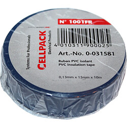 Cellpack Rouleau ruban adhésif (15mm) 10m - Bleu