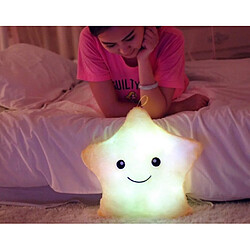 Avis Universal Oreiller en peluche lumineux mignon de la star - lumière LED dans le jouet noir (jaune)