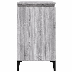 Maison Chic Table de chevet,Table de nuit,Table d'appoint pour salon sonoma gris 40x35x70 cm bois d'ingénierie -MN38759 pas cher