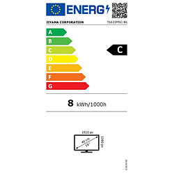 Écran Iiyama ProLite T1633MSC-B1 15,6" 60 Hz Full HD