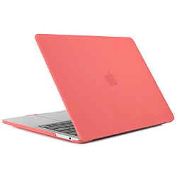 Wewoo Housse Coque Mac Etui de protection en plastique dur givré pour ordinateur portable Macbook 12 pouces rouge corail