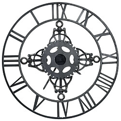 Acheter Decoshop26 Horloge murale Argenté 78 cm Métal DEC022228