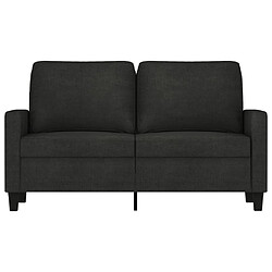 Avis Maison Chic Canapé à 2 places,Sofa de Salon,Canapé droit Noir 120 cm Tissu -GKD203561