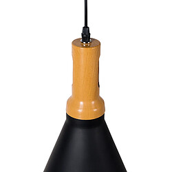 Acheter Beliani Lampe suspension MACKENZIE Métal Noir