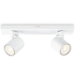 Philips 5309231p0, myLiving Spot LED Runner 2ampoules., 460, blanc, métal, 3.5Watts, intégré, 9x 30,5x 10.9cm