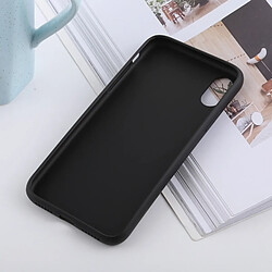 Acheter Wewoo Coque TPU antichoc en silicone liquide de couleur solide pour iPhone XR (noir)