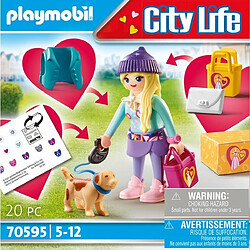 Playmobil® Mannequin avec chien Playmobil City Life 70595